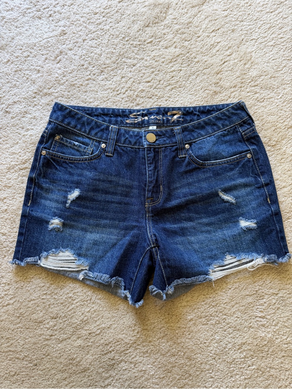Seven 7 Weekend Short Jean Shorts Size 4